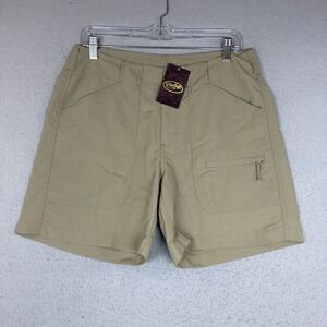 Bimini Bay Women's Sz 6 Beige Nylon Shorts 5 Pockets 5.5" inch inseam NWT